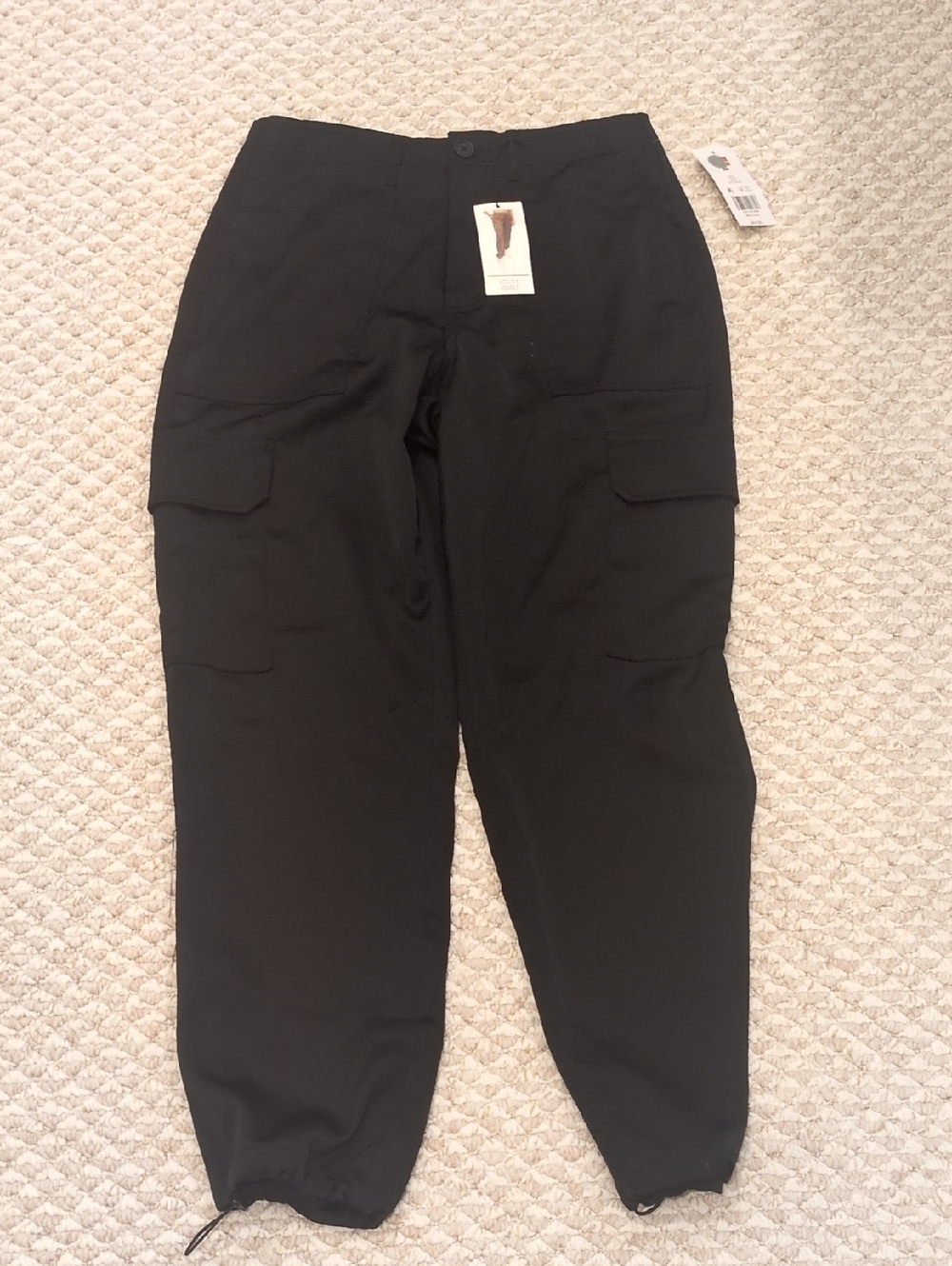 True Craft Black Waistband Pants